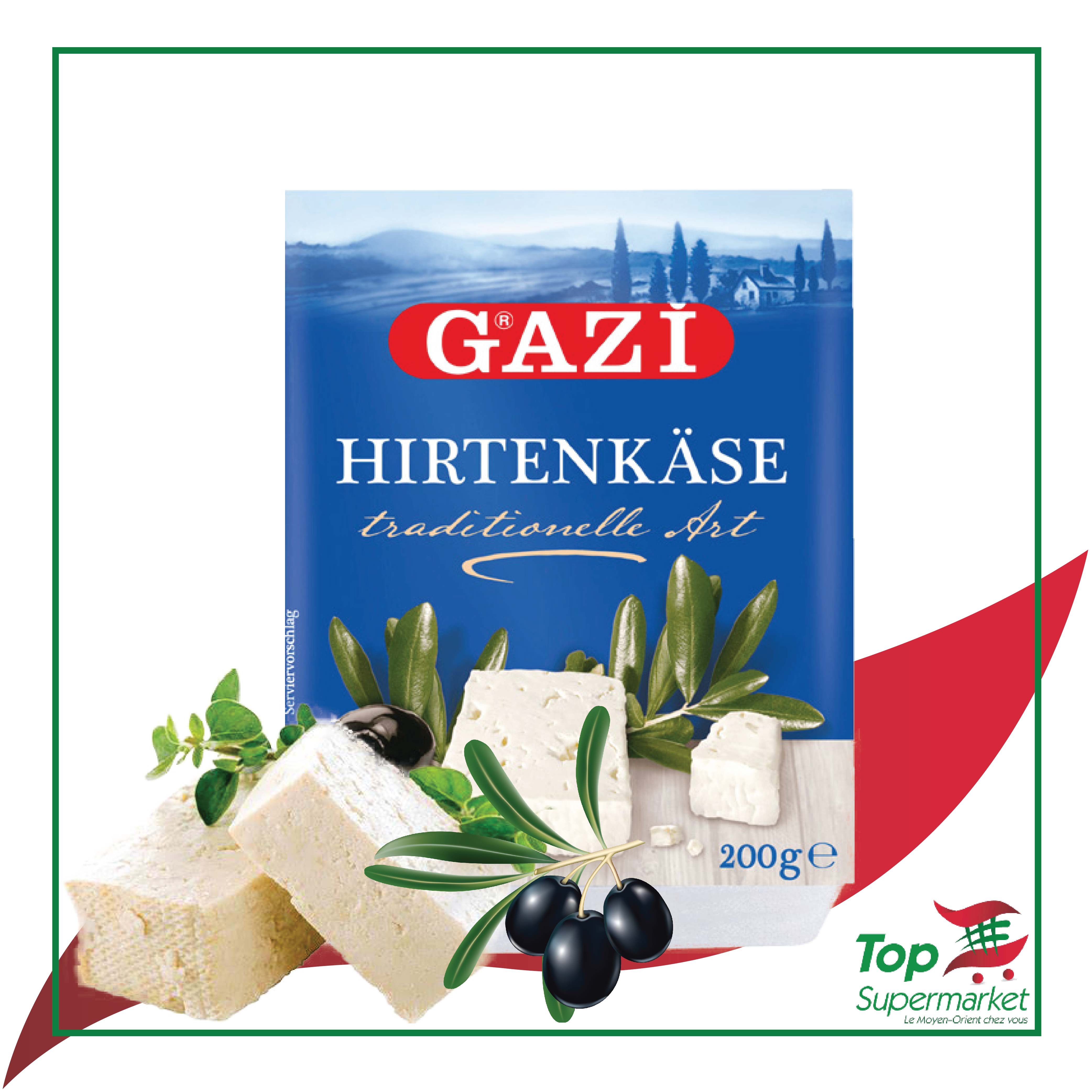 Gazi fromage blanc traditionnel pour salade vaccum 200gr